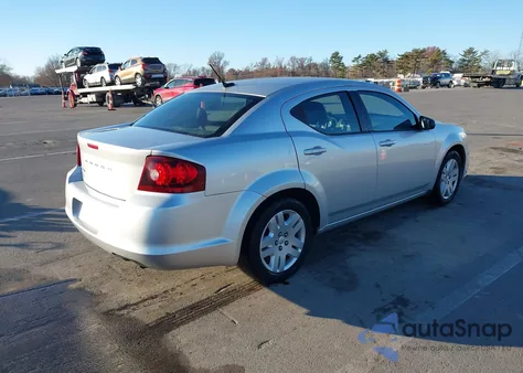2012 Dodge Avenger Se from USA, damaged, VIN 1C3CDZAB8CN128357
